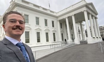 Jameson at the white house