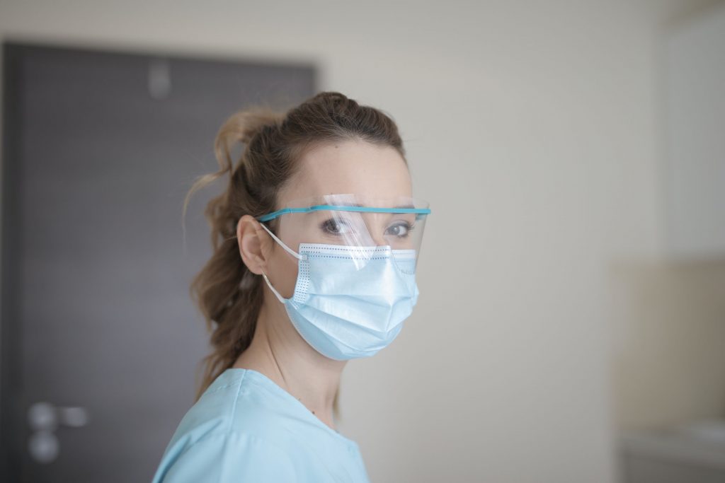 nurse with mask