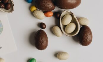 Easter Egg Vegan Brownie