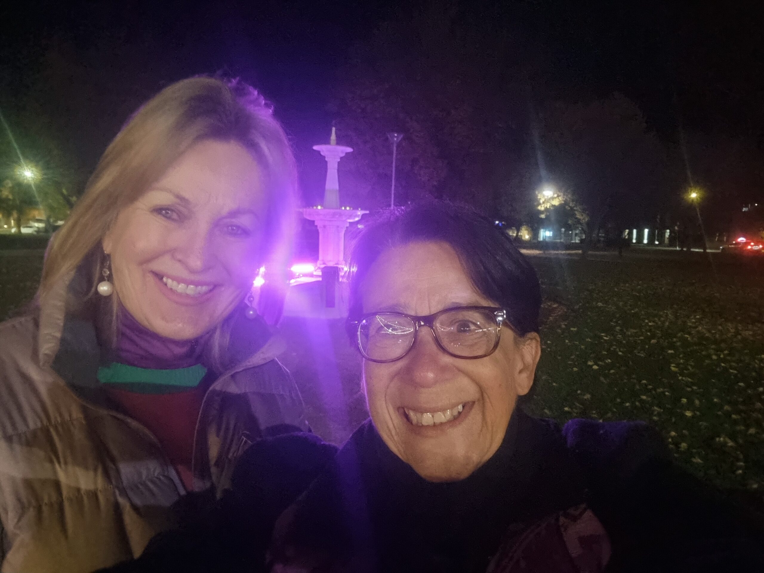 Cass and Helen - Orange Robertson Fountain 3